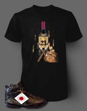 Graphic T Shirt To Match Retro Air Jordan 8 Confetti Shoe