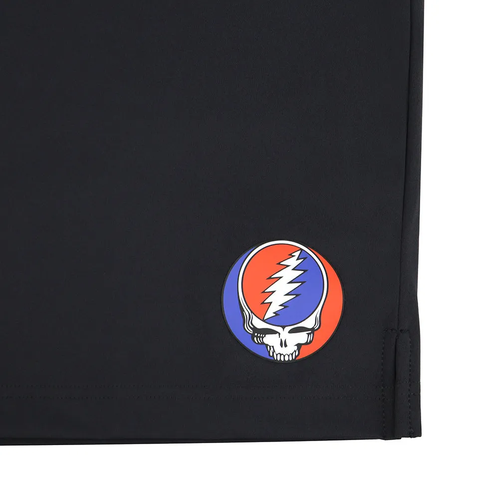 Grateful Dead | Premium Athletic Short | Black With Stealie