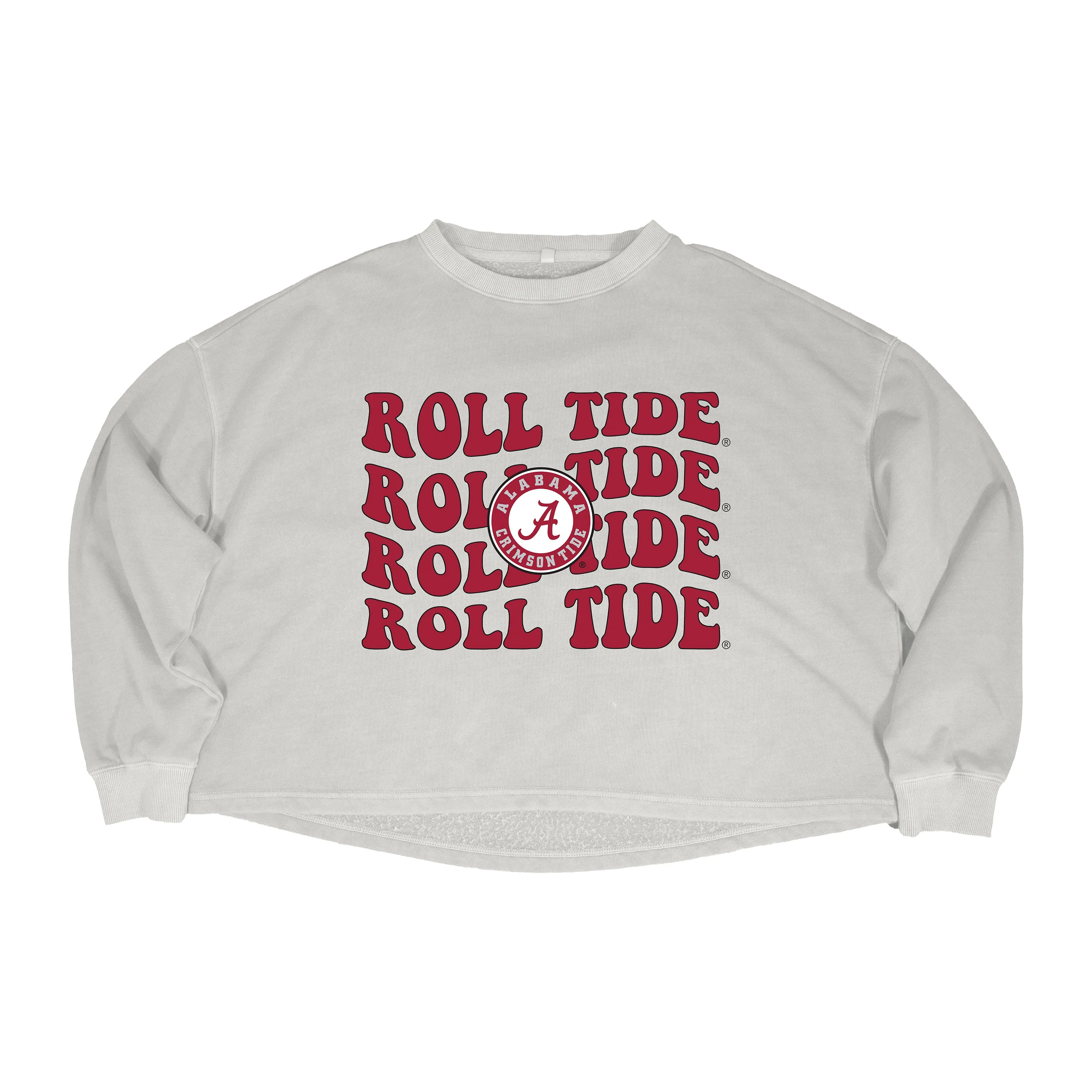 Groovy Gal Crop Crewneck in University of Alabama