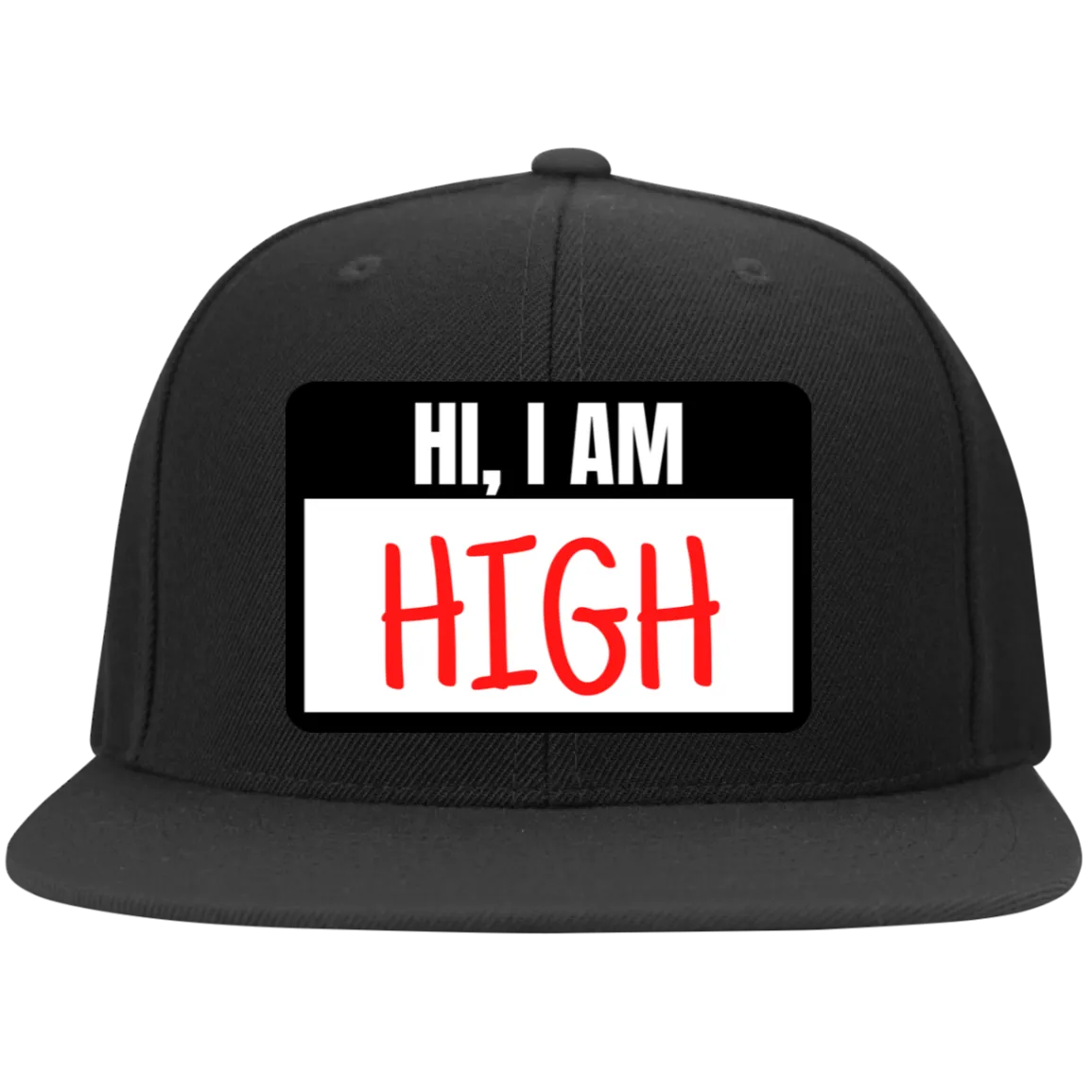 Hi I Am High Flexfit Cap