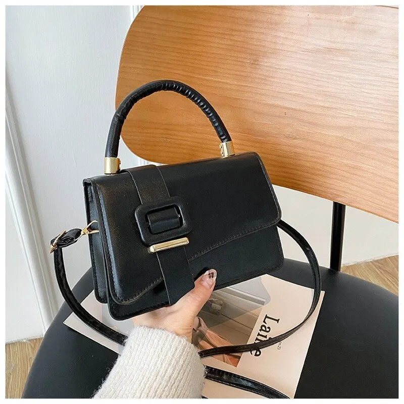 High Quality PU Leather Woman Handbags Luxury Designer Female Shoulder Bag 2021 New Fashion All-match Messenger Small Square Bag