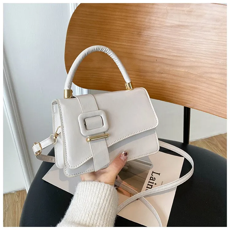 High Quality PU Leather Woman Handbags Luxury Designer Female Shoulder Bag 2021 New Fashion All-match Messenger Small Square Bag