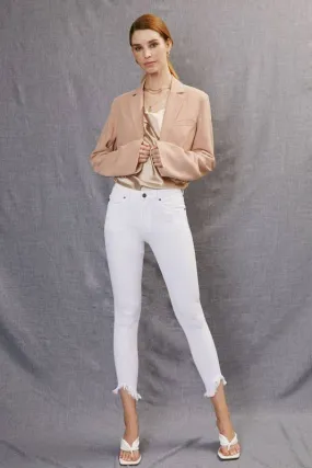 High Rise Super Skinny Jeans - White