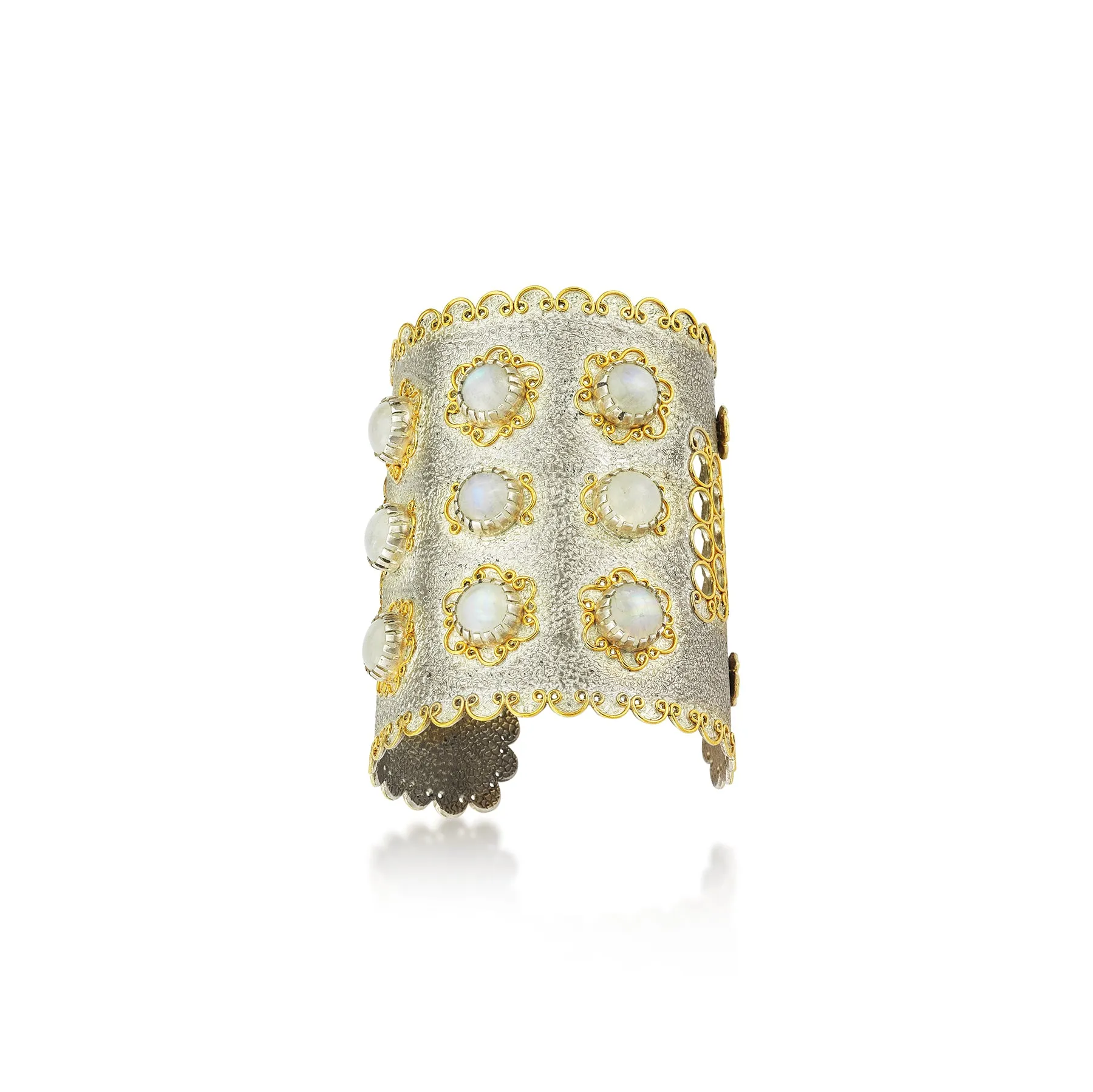 ICONIC 9-STONE PRIMROSE CUFF-ONE OF A KIND