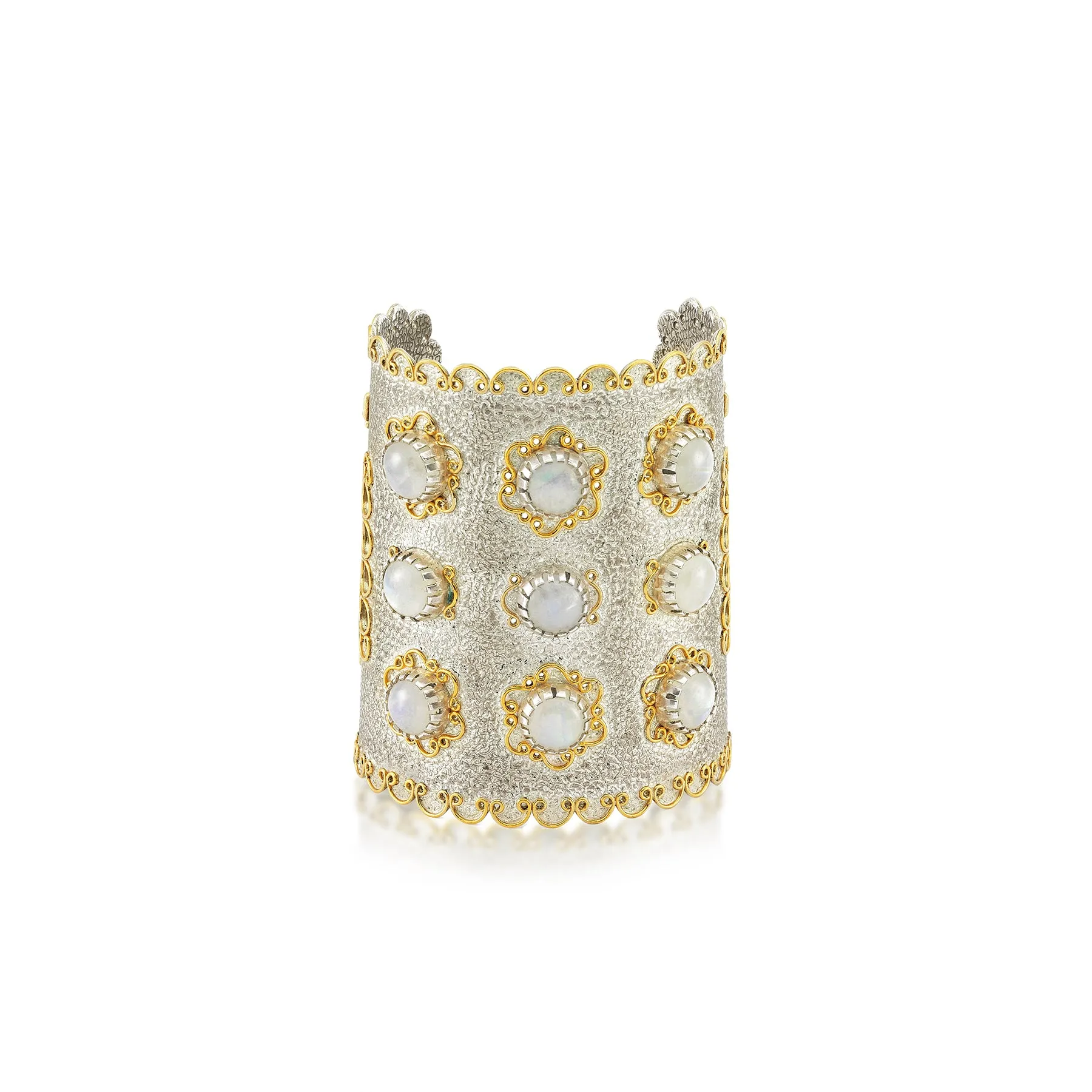 ICONIC 9-STONE PRIMROSE CUFF-ONE OF A KIND