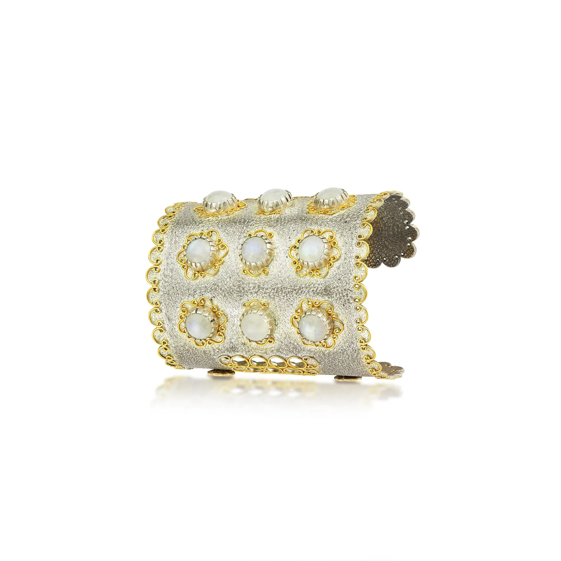 ICONIC 9-STONE PRIMROSE CUFF-ONE OF A KIND