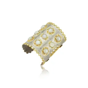 ICONIC 9-STONE PRIMROSE CUFF-ONE OF A KIND