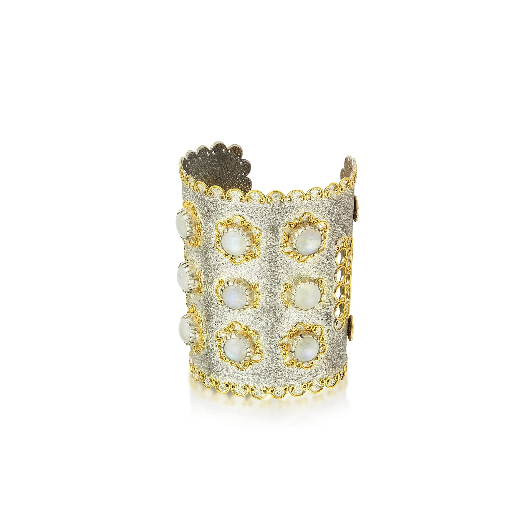 ICONIC 9-STONE PRIMROSE CUFF-ONE OF A KIND