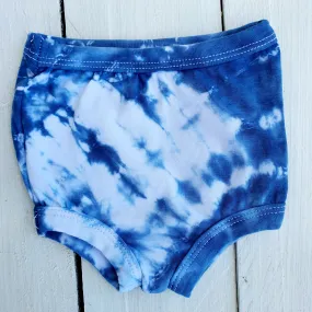 Indigo Shibori Tie Dye Nappy Covers - Bloomers