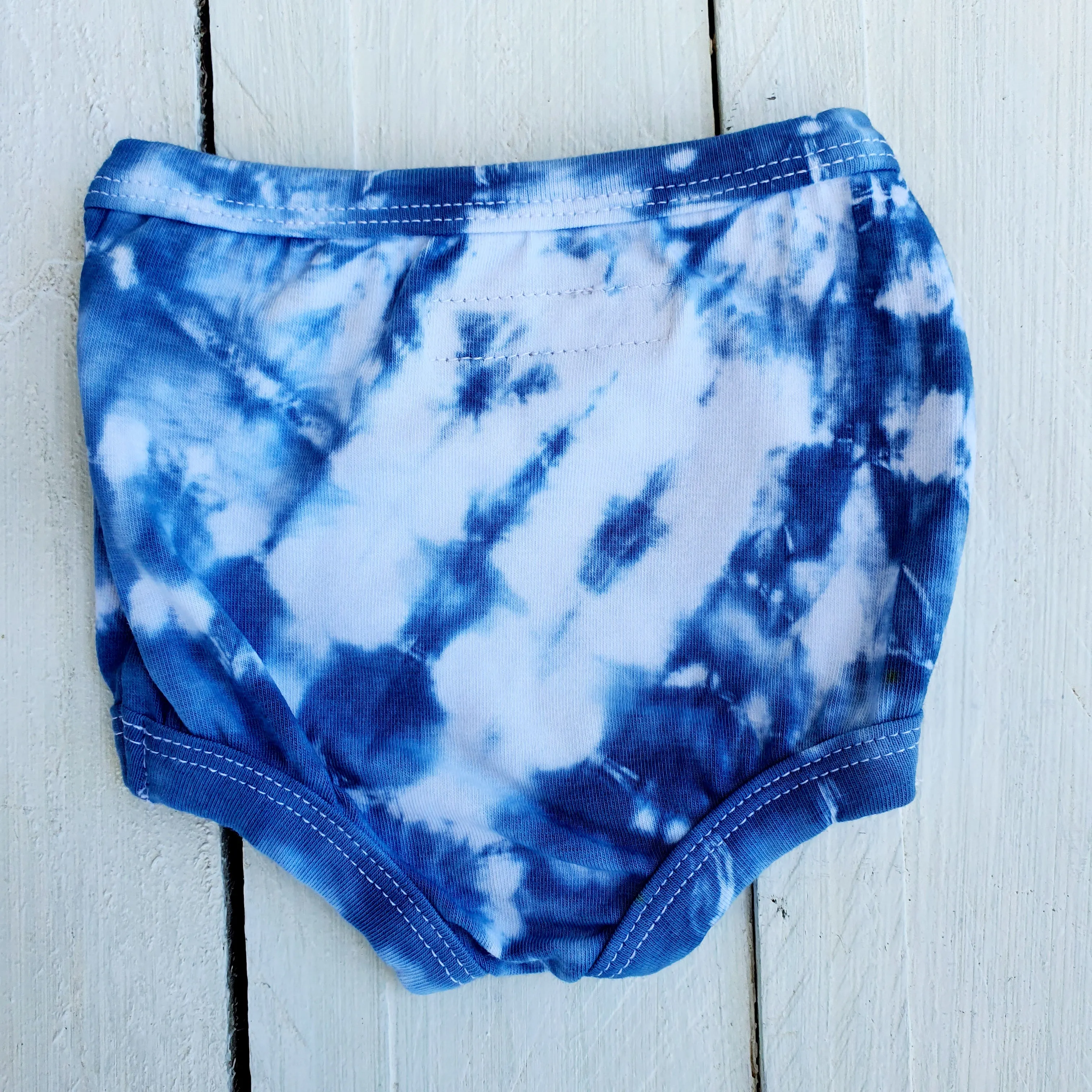 Indigo Shibori Tie Dye Nappy Covers - Bloomers