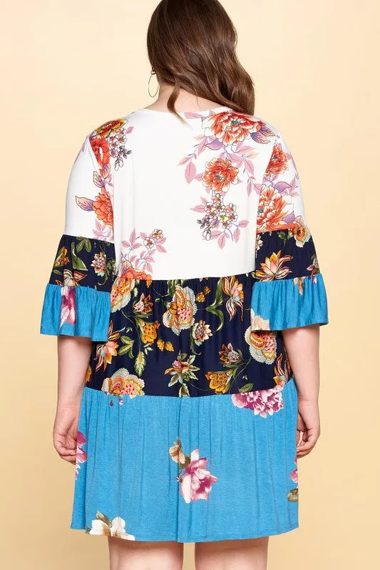 Julia Floral Tiered Tunics-PLUS