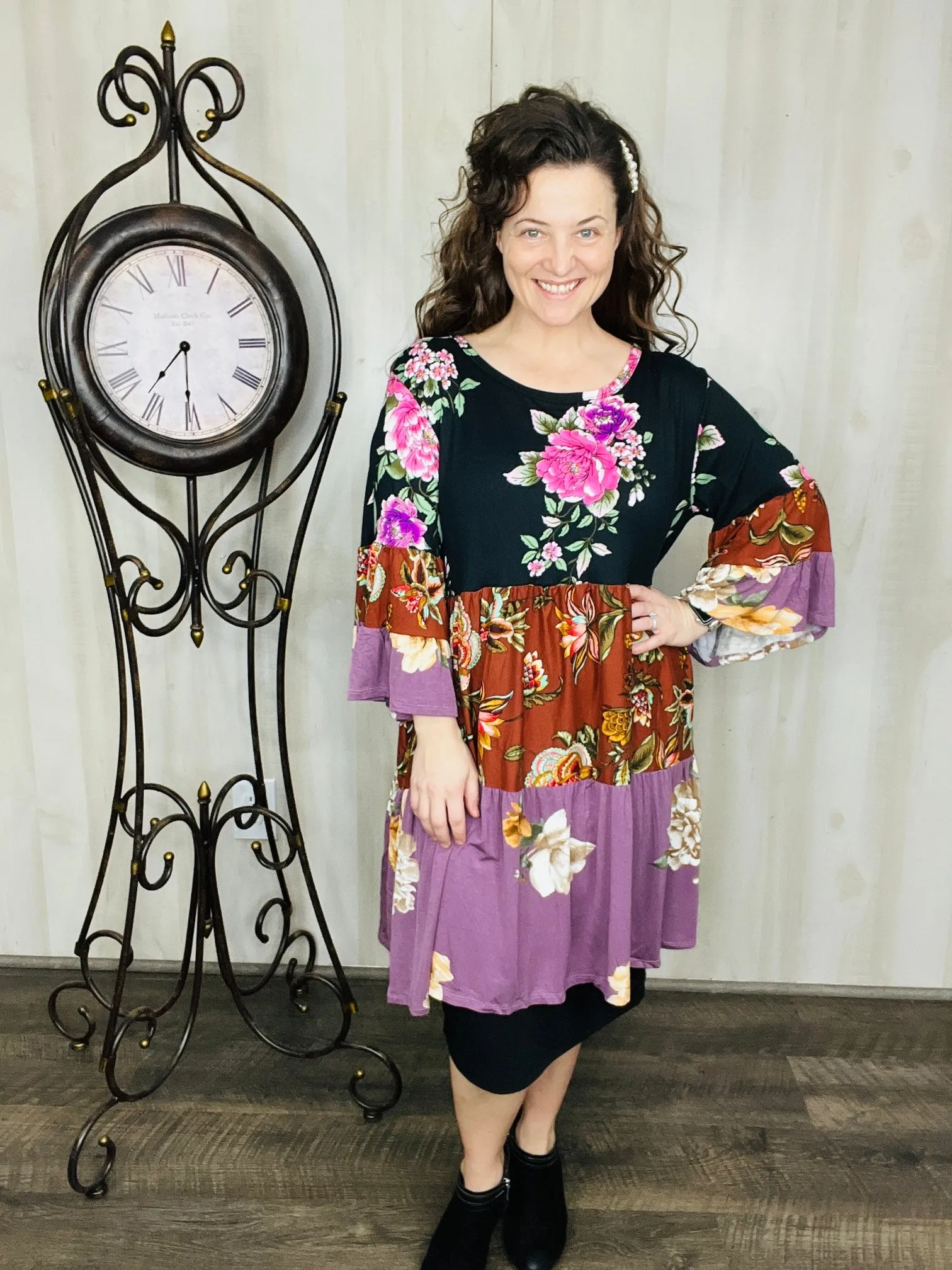 Julia Floral Tiered Tunics-PLUS