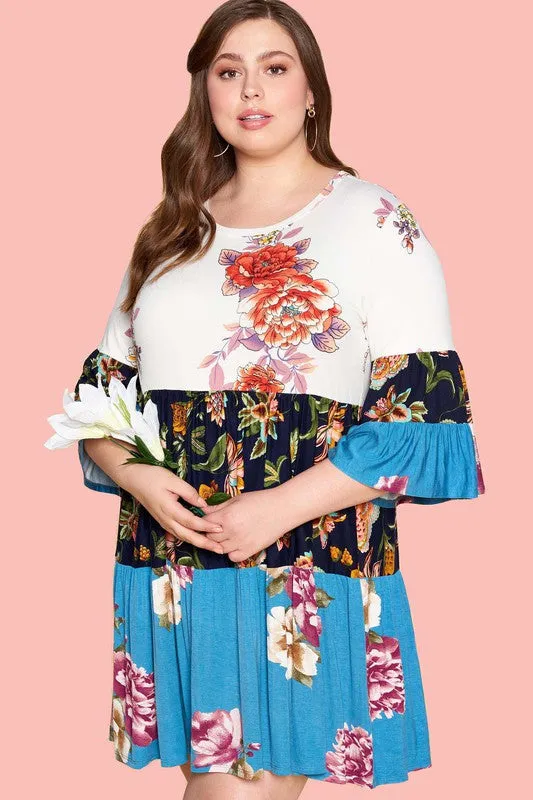 Julia Floral Tiered Tunics-PLUS