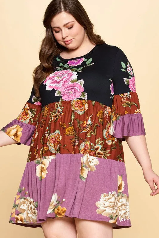 Julia Floral Tiered Tunics-PLUS