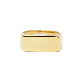 Large Rectangle Signet Ring