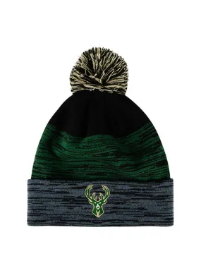 Legends Cuff Pom 3 Color Milwaukee Bucks Knit Hat