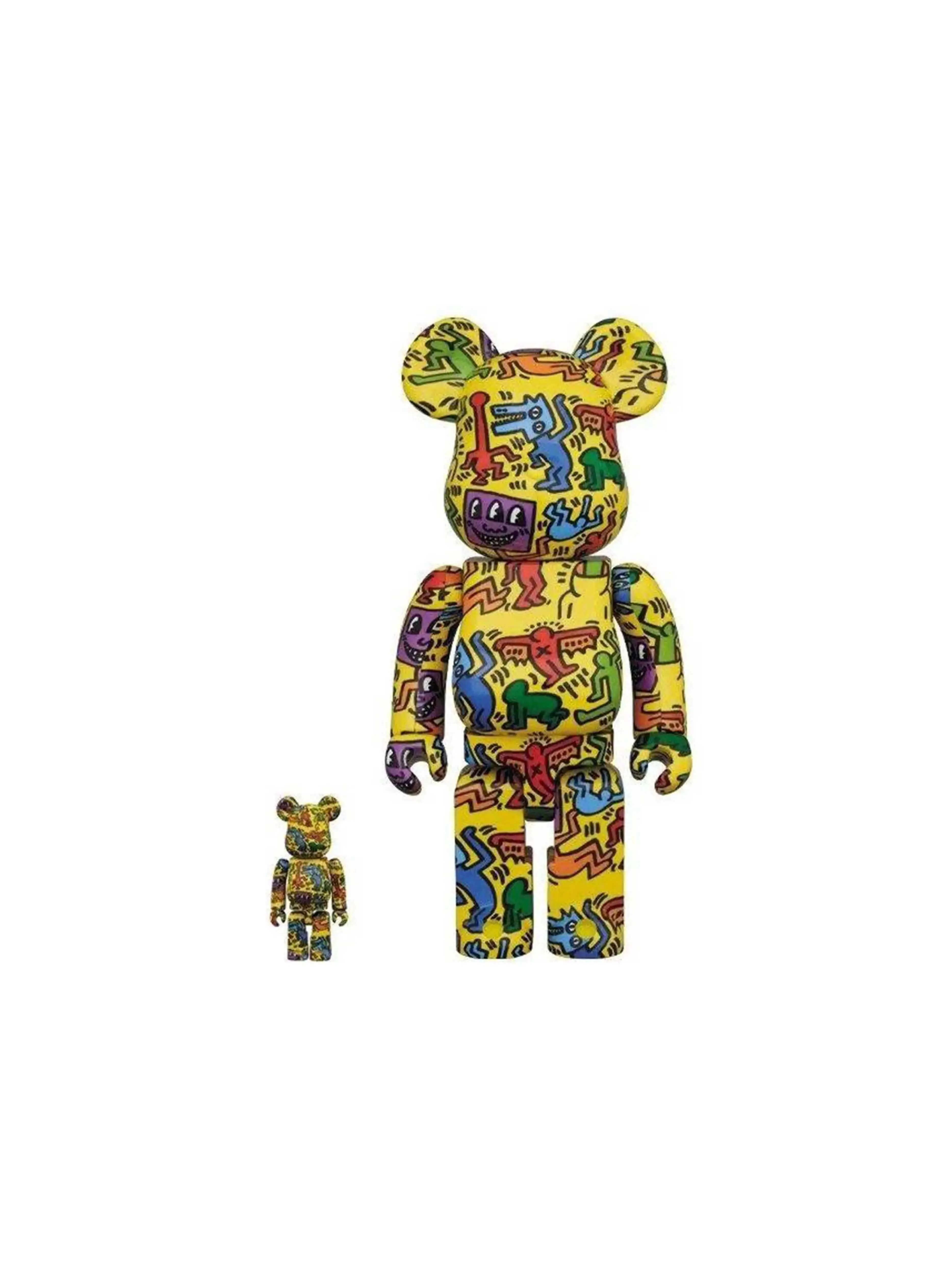 Medicom Toy Be@rbrick Keith Haring - #5 100% & 400% Set