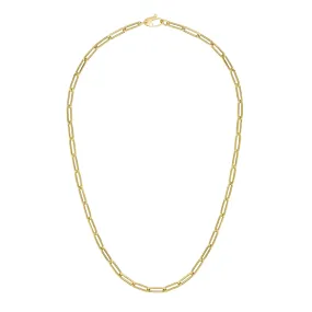 Medium Gold Paper Clip Chain