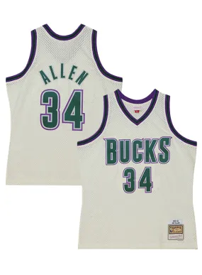 Mitchell & Ness HWC '93 Energy Ray Allen Milwaukee Bucks Swingman Jersey