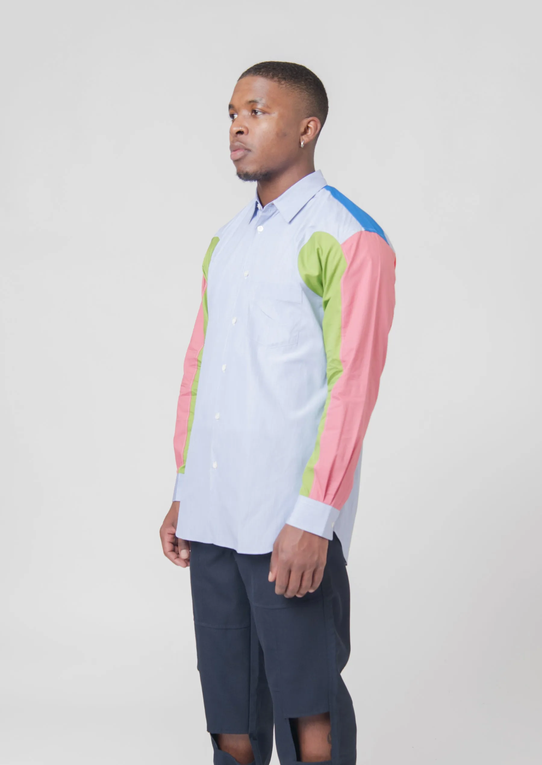 Multi-Coloured Panel Shirt FL-B029-W23