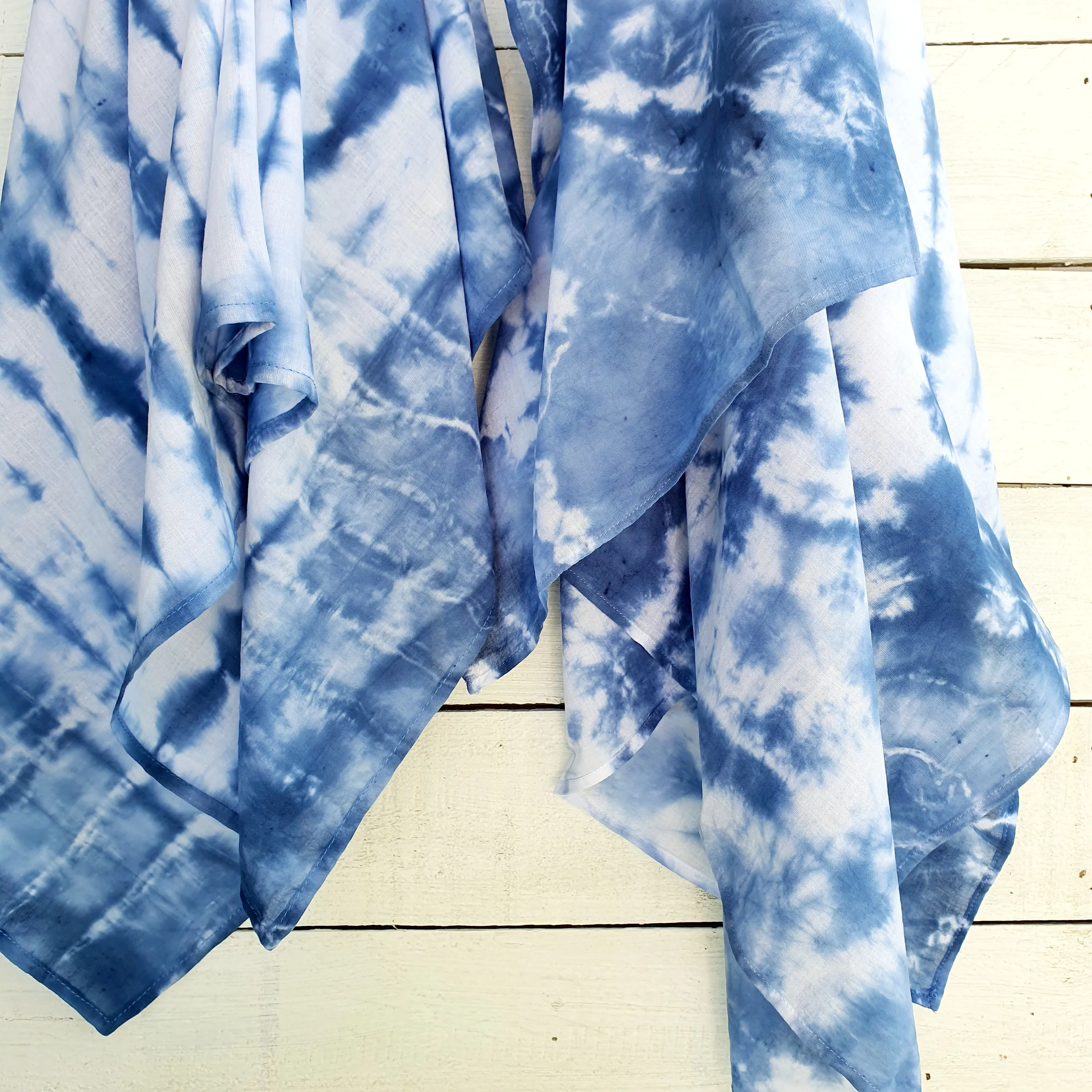 Muslin Swaddle - Hand Dyed - Shibori - Extra Large