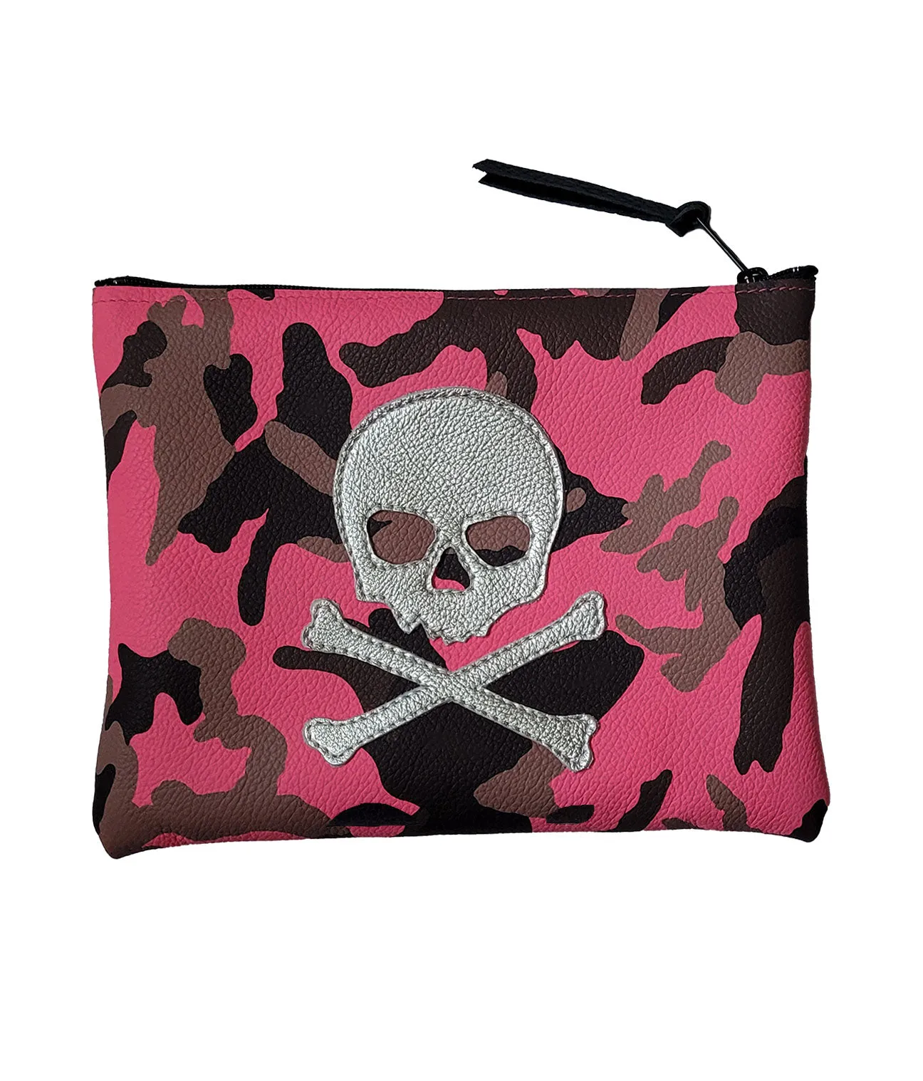 New! LTD Edition! Hot Pink Urban Camo Skull & Bones Valuables Bag