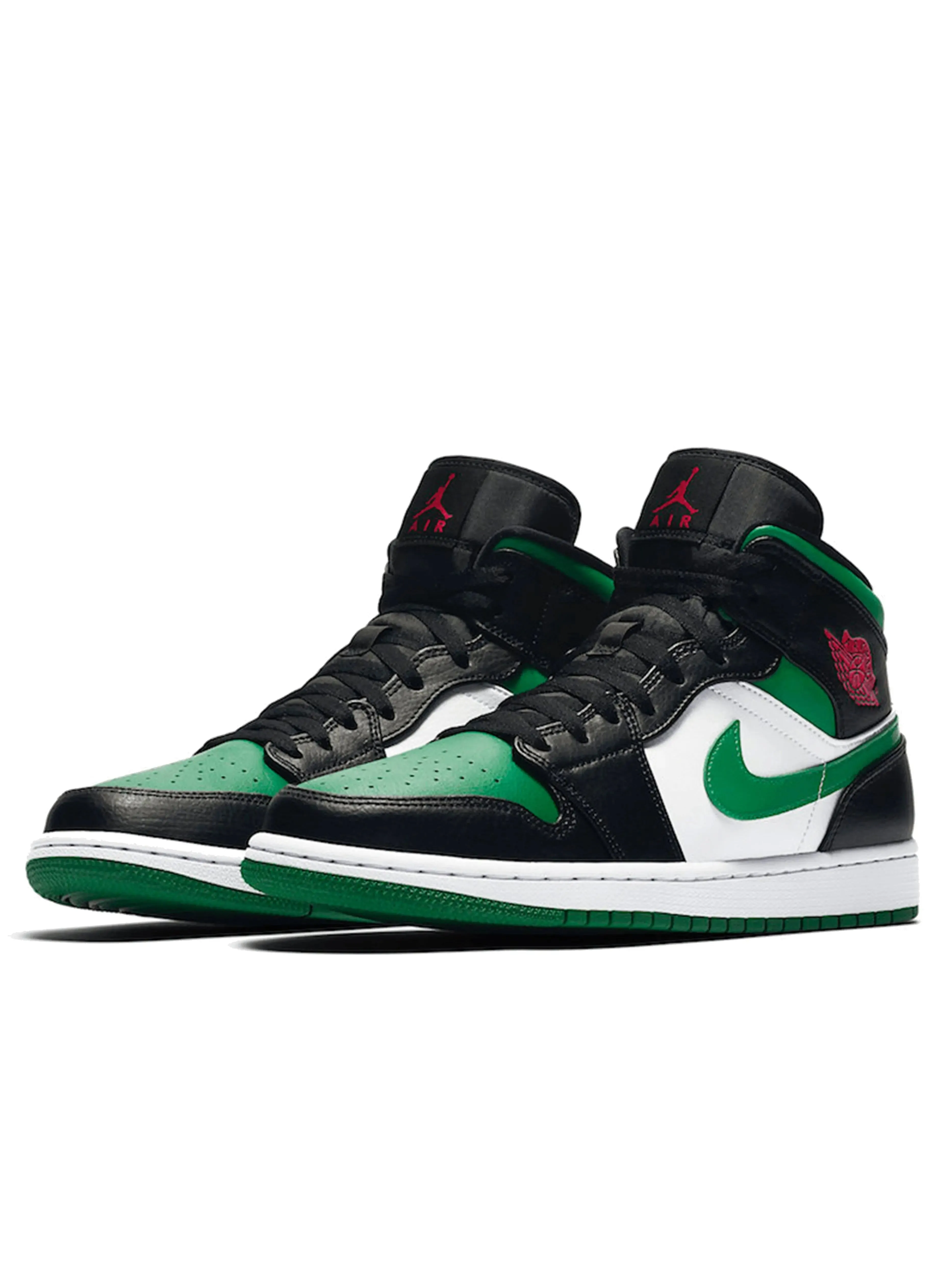 Nike Air Jordan 1 Mid Green Toe