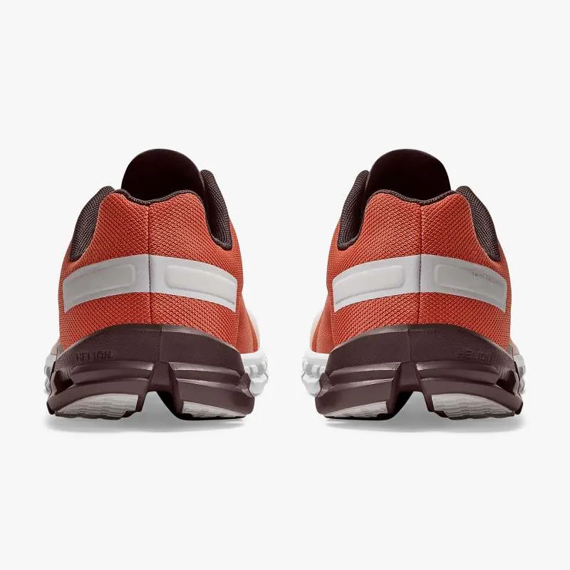 On Running Women's Cloudflow Shoes - Rust / White