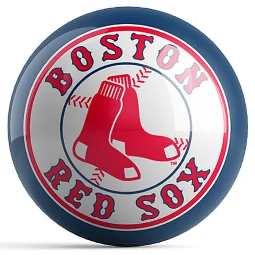 Ontheballbowling MLB Boston Red Sox Logo Bowling Ball