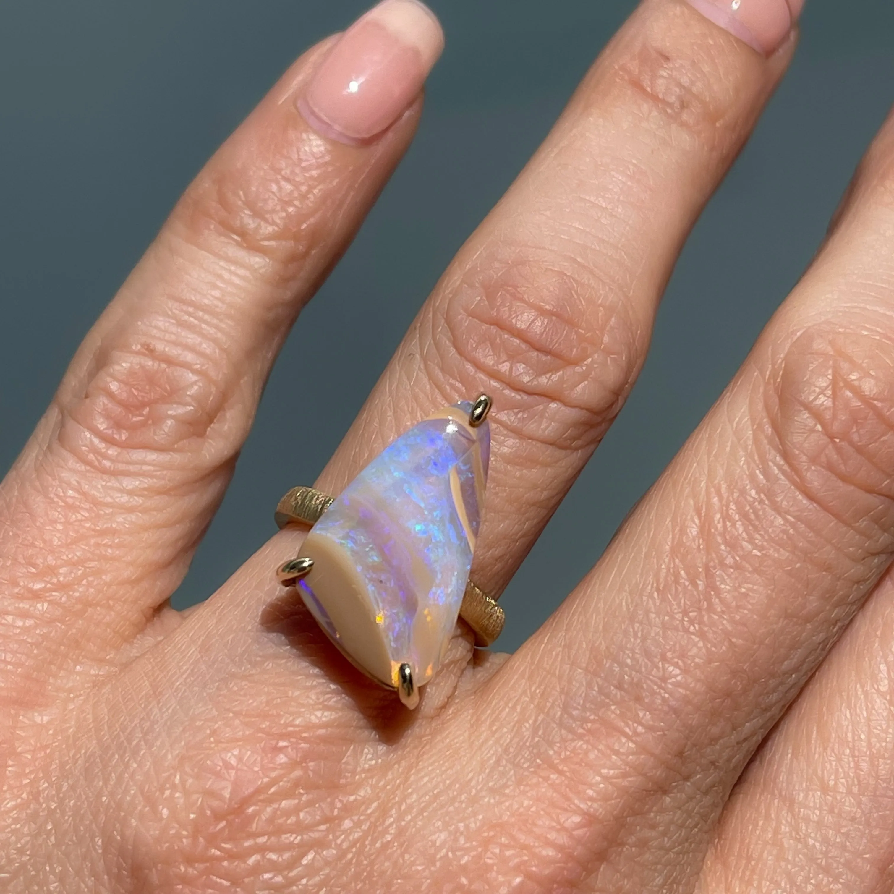 Passage of Time Australian Opal Ring