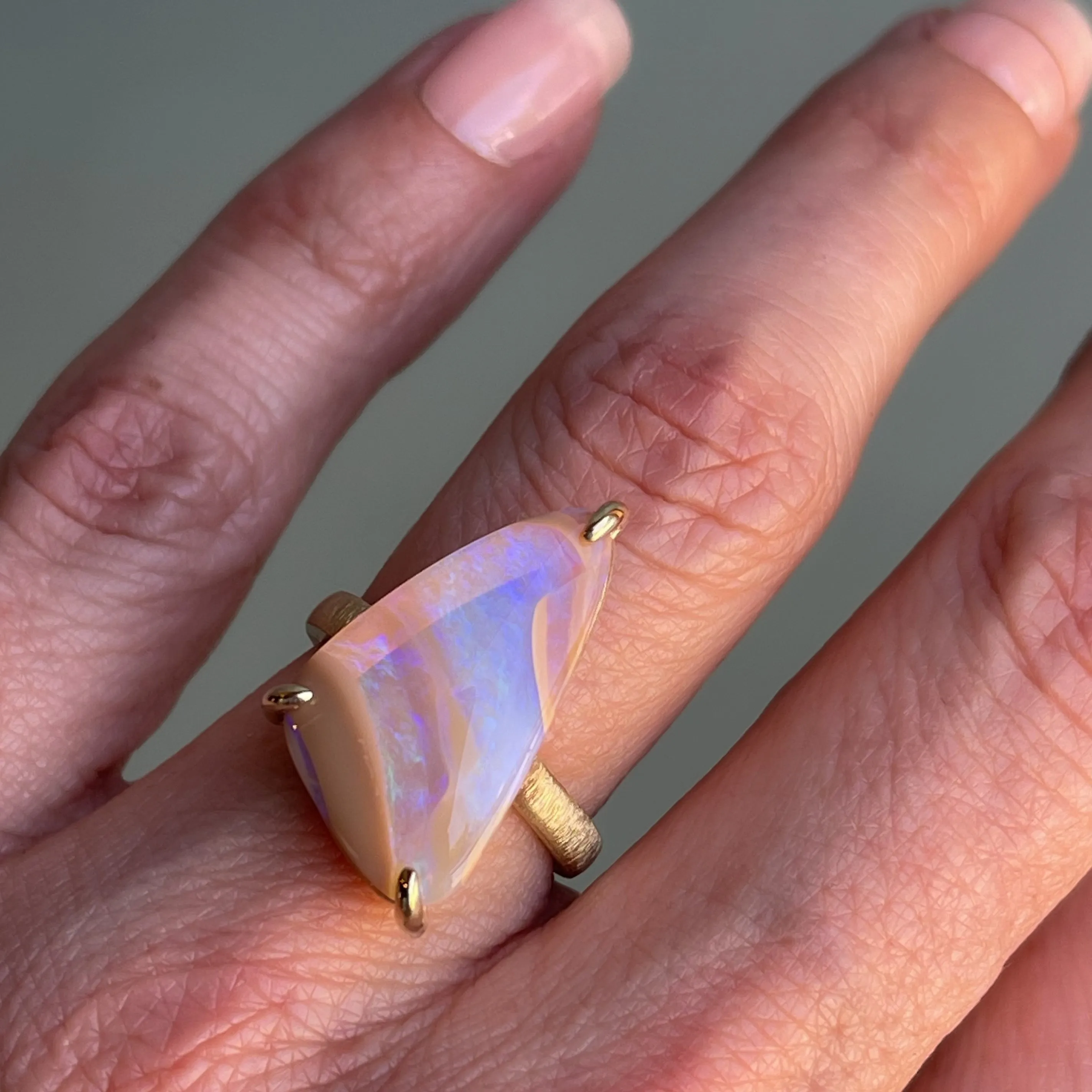 Passage of Time Australian Opal Ring