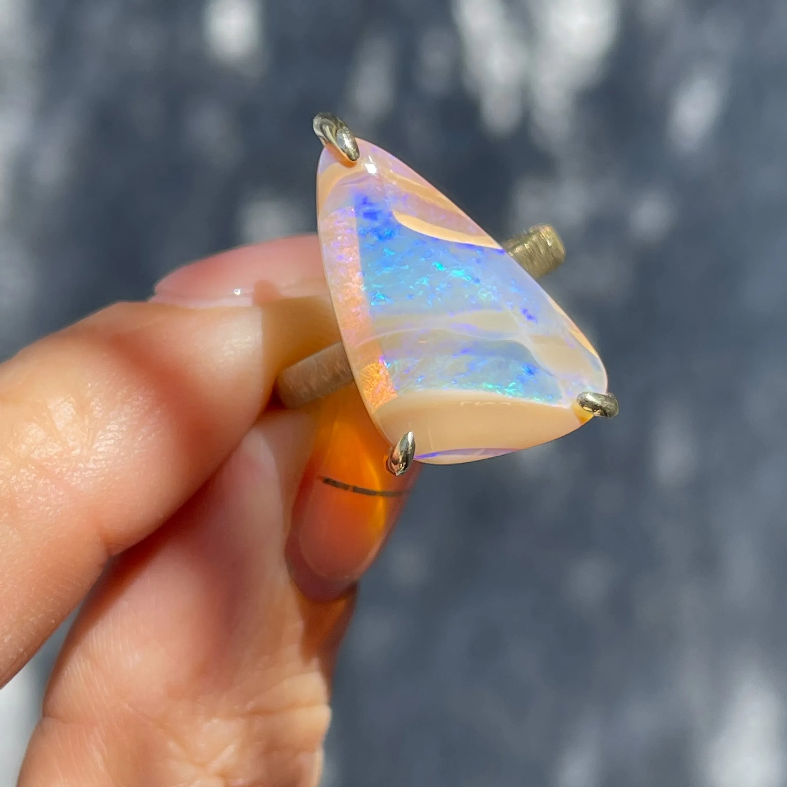 Passage of Time Australian Opal Ring