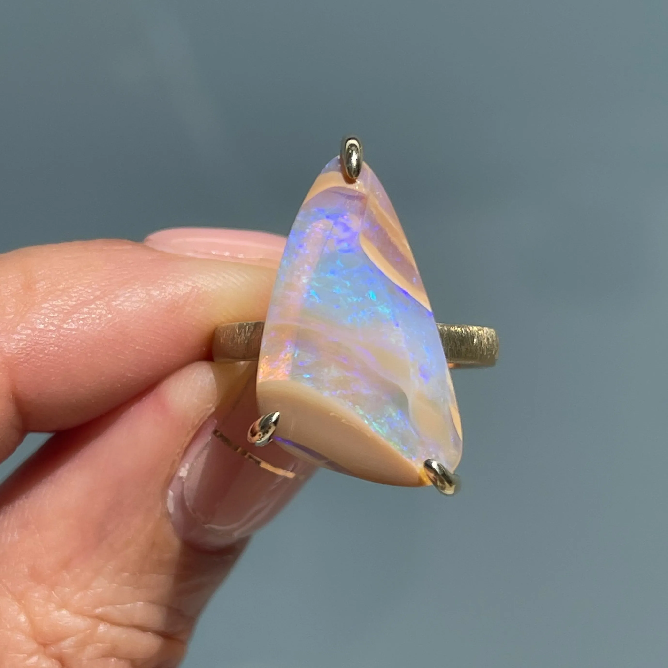 Passage of Time Australian Opal Ring