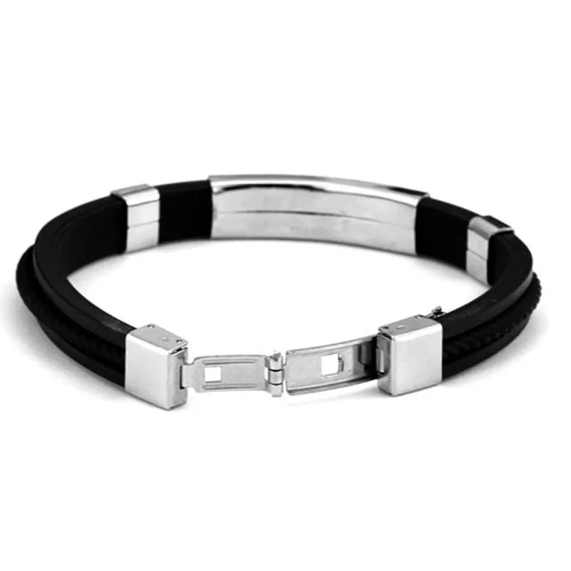 Personalized Engraved Stainless Steel Bracelet