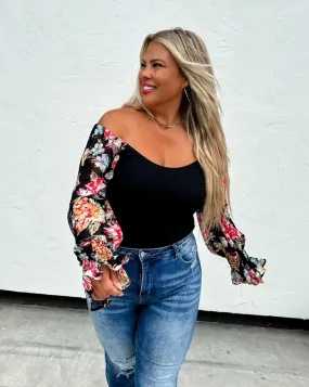 *Preorder* Sienna Floral Sleeve Bodysuit