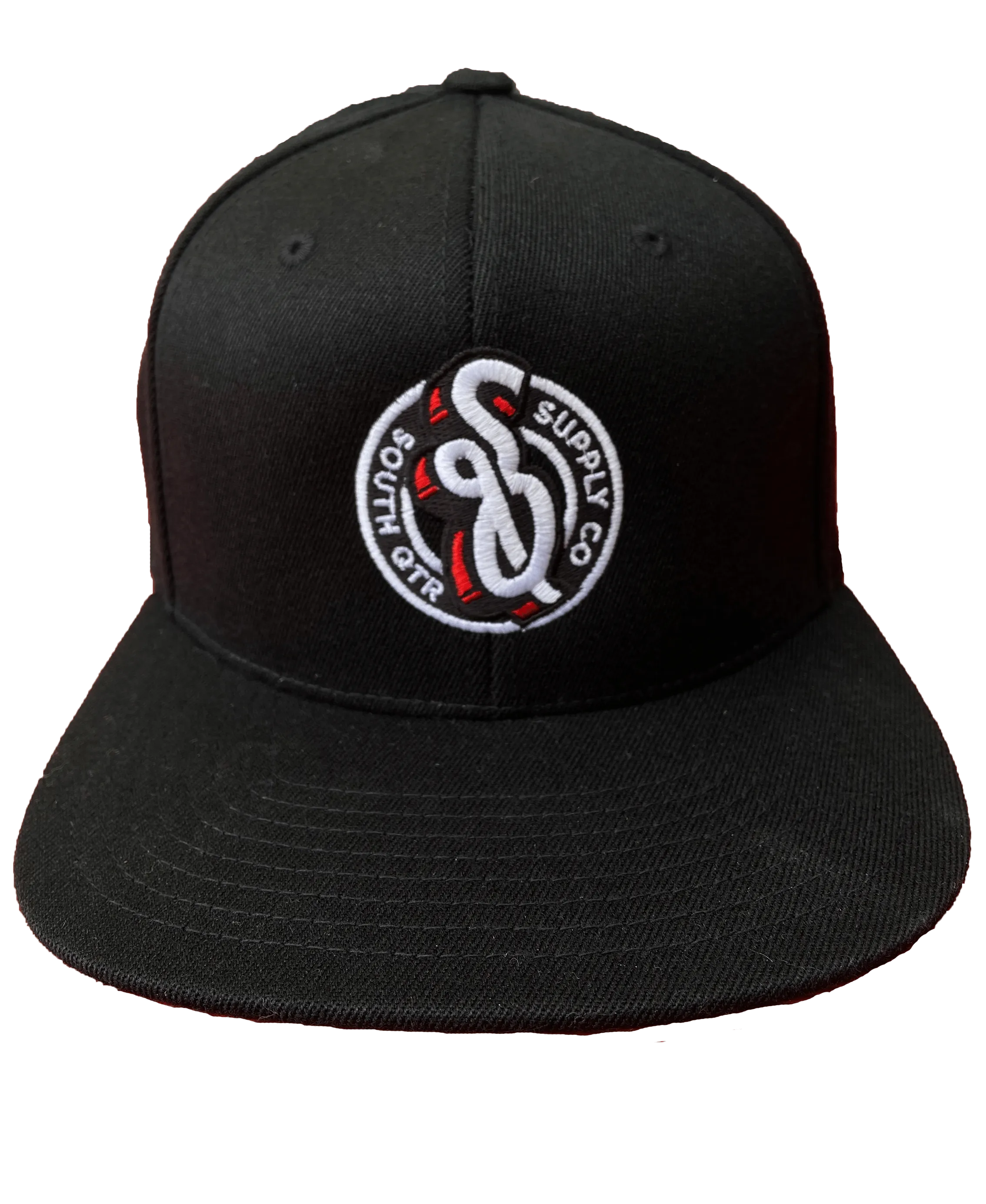 South Quarter Black Snapback Hat