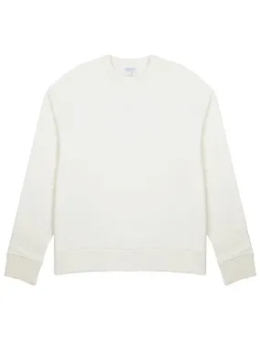 Sunspel Loopback Sweatshirt Archive White