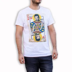 T-Shirt stampa "Freddie Regina Di Cuori"