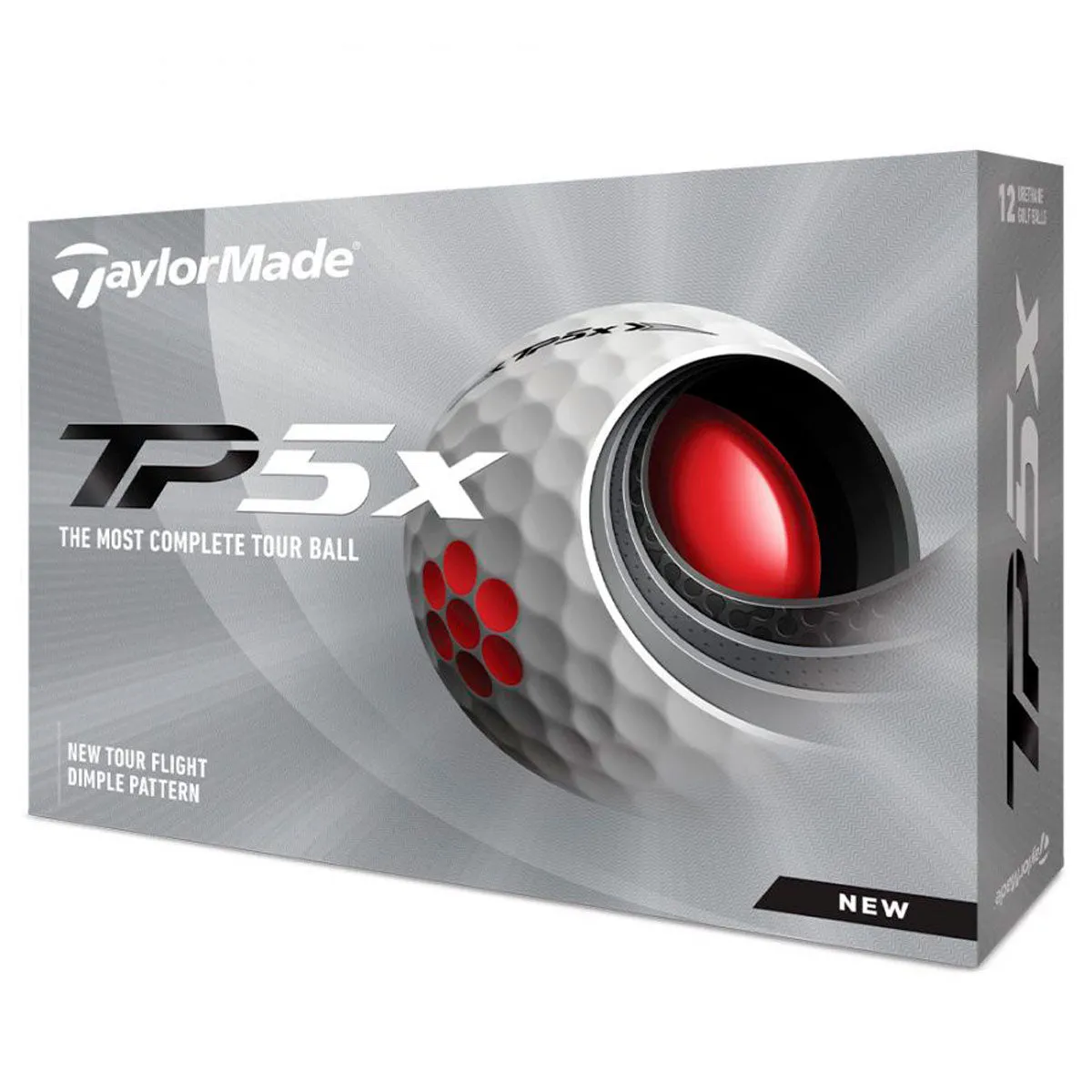 Taylormade TP5x Golf Balls 12 Pack - White