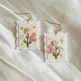 The Garden Clay Whimsical Floral Earrings