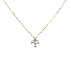 Triple Marquise Diamond Pendant