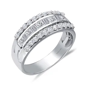 White Gold Diamond Legendary Ring